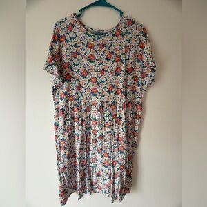Floral Midi Dress - Multicolor